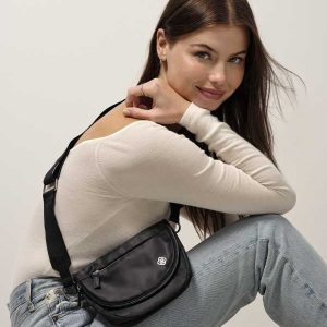 Small Crossbody in Black - view 2