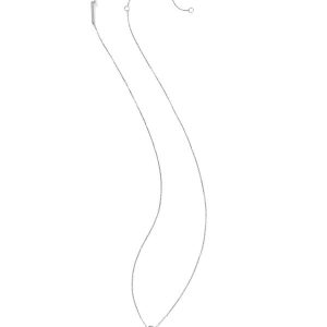 Tiny Cowboy Boot 14k White Gold Pendant Necklace - alternate view