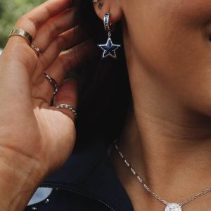Tiny Cowboy Boot 14k White Gold Single Stud - view 2