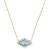 Abbie 14k Yellow Gold Short Pendant Necklace