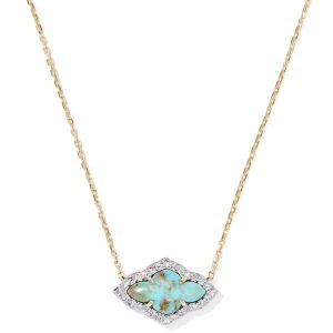 Abbie 14k Yellow Gold Short Pendant Necklace