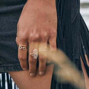 Dani 14k White Gold Cocktail Ring - view 2