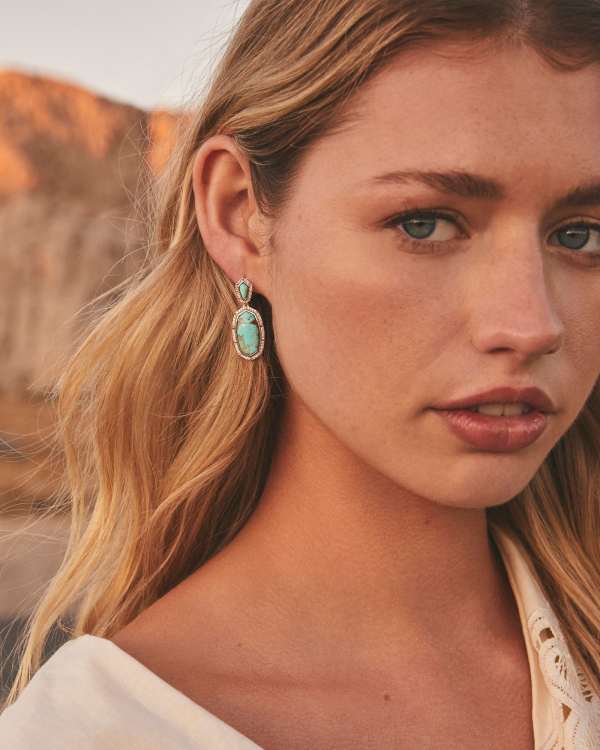 Dani 14k White Gold Statement Earrings - view 2