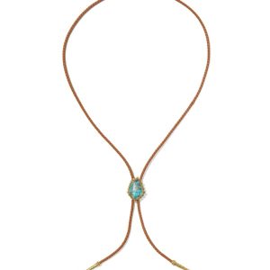 Ellery Vintage Gold Bolo Necklace - alternate view