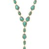 Ellery Vintage Gold Lariat Necklace