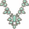 Tedi Vintage Silver Statement Necklace