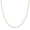 16” Thin Chain Necklace in 18k Gold Vermeil