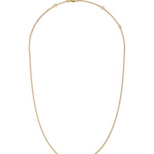 16” Thin Chain Necklace in 18k Gold Vermeil - alternate view