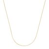 18 Inch Thin Chain Necklace in 18k Gold Vermeil