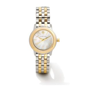 Alex Two Tone Stainless Steel 28mm Watch in Ivory Mother-of-Pearl