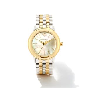 Alex Two Tone Stainless Steel 35mm Watch in Ivory Mother-of-Pearl