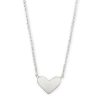Ari Heart Pendant Necklace in Sterling Silver