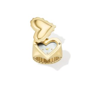 Ari Heart Gold Ring Watch
