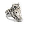Beau Oxidized Sterling Silver Band Ring in Smoky Quartz