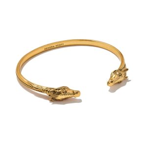 Beau Cuff Bracelet in Vintage Gold