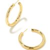 Colette Large Hoop Earrings in Gold