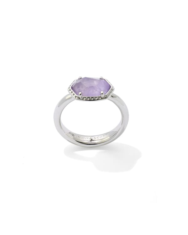 Daphne Silver Frame Band Ring - view 2