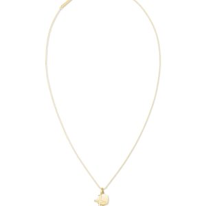 Davis Cross Charm Necklace in 18k Yellow Gold Vermeil - alternate view