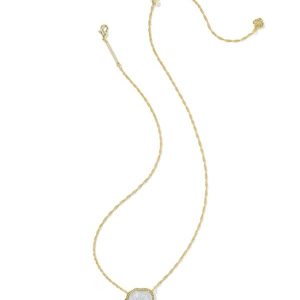 Elephant Gold Short Pendant Necklace - alternate view