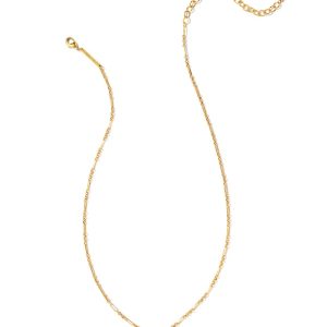 Elisa Vintage Gold Etch Frame Short Pendant Necklace in Variegated Turquoise Magnesite