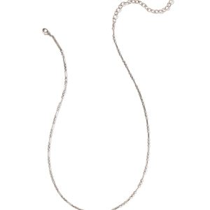 Elisa Vintage Silver Etch Frame Short Pendant Necklace in Variegated Turquoise Magnesite