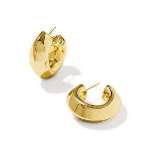 Embry Gold Hoop Earrings