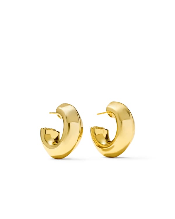 Embry Gold Hoop Earrings - view 2