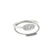 Grayson Silver Band Ring in White CZ