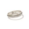 Hicks Band Ring in Oxidized Sterling Silver
