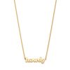 Howdy Pendant Necklace in 18k Yellow Gold Vermeil