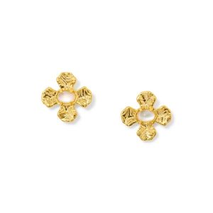 Leanne Gold Stud Earrings - view 2