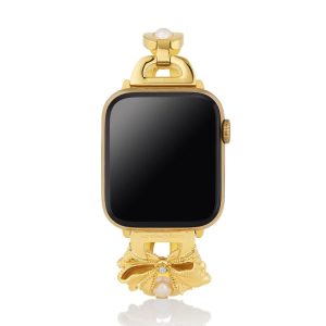 Kendra Scott x LoveShackFancy Bow Elle Gold Watch Band