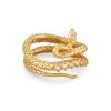 Phoenix Wrap Ring in Vintage Gold