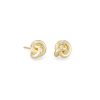 Presleigh Love Knot Stud Earrings in Gold
