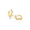 Sophee Huggie Earrings in 18k Gold Vermeil