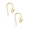 Earring Hook in 18k Gold Vermeil