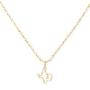 Texas Charm Necklace in 18k Yellow Gold Vermeil