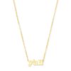 Y'all Pendant Necklace in 18k Gold Vermeil